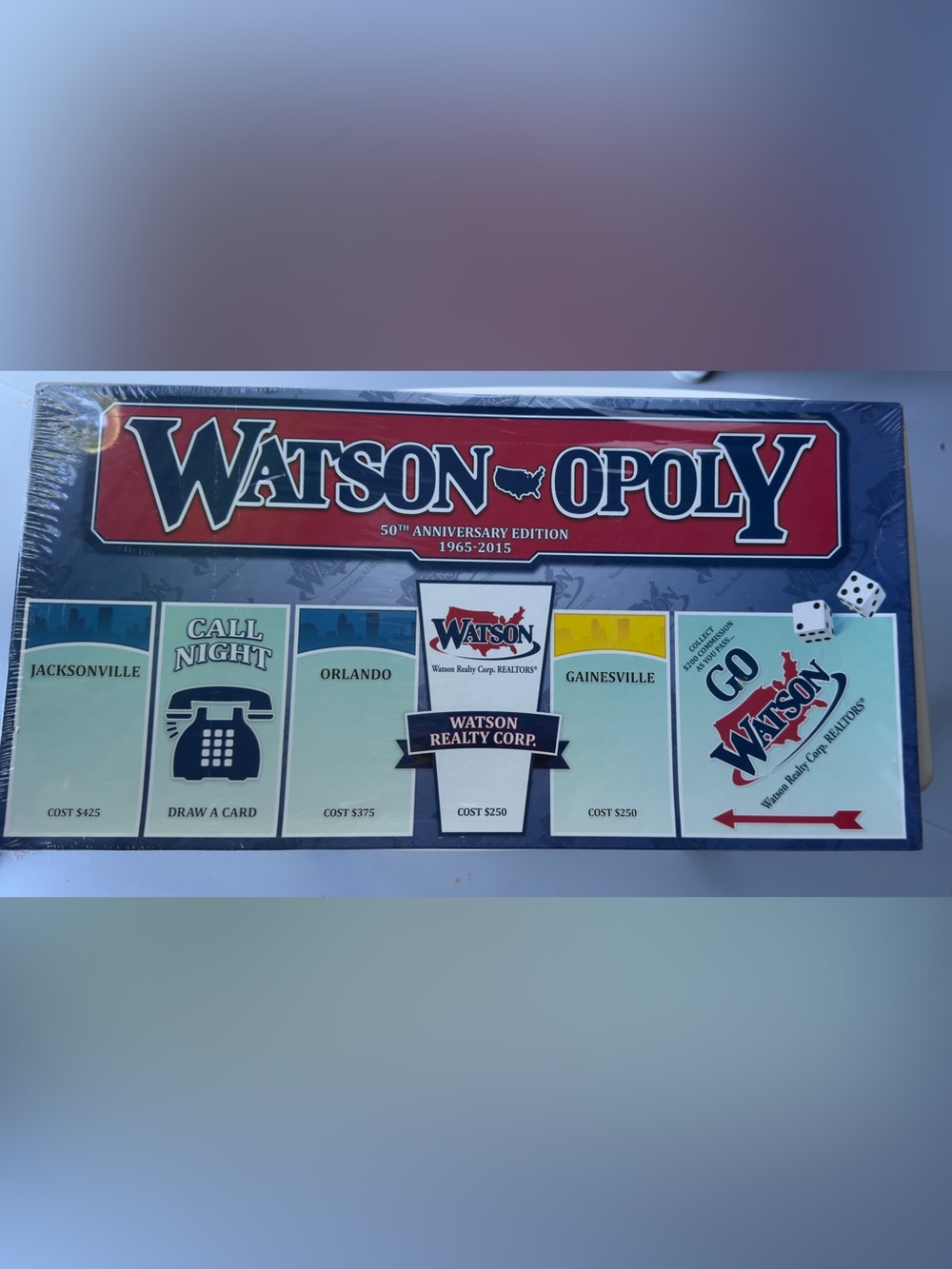 Watson-opoly 50th Anniversary Edition (1965–2015) — Watson Realty Corp. New